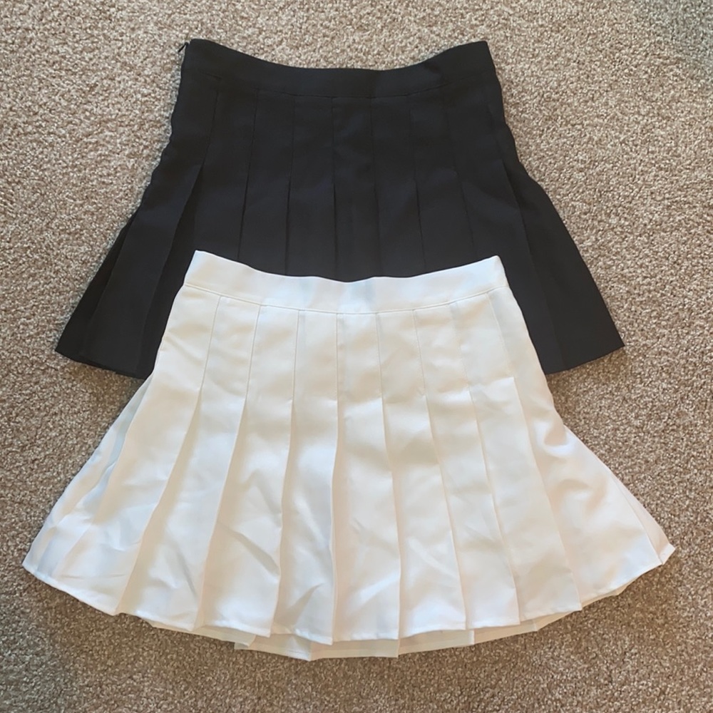 set of pleated skirts